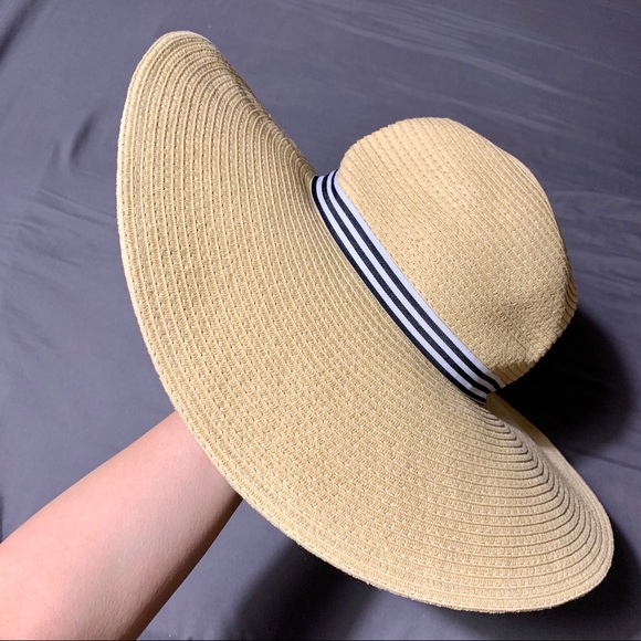 J Crew straw wide brim hat - Picture 2 of 7